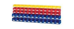60 Piece Plastic Bin Kit Bott Bench Back/End Panel Tool Hook and Bin Kits 13031167 